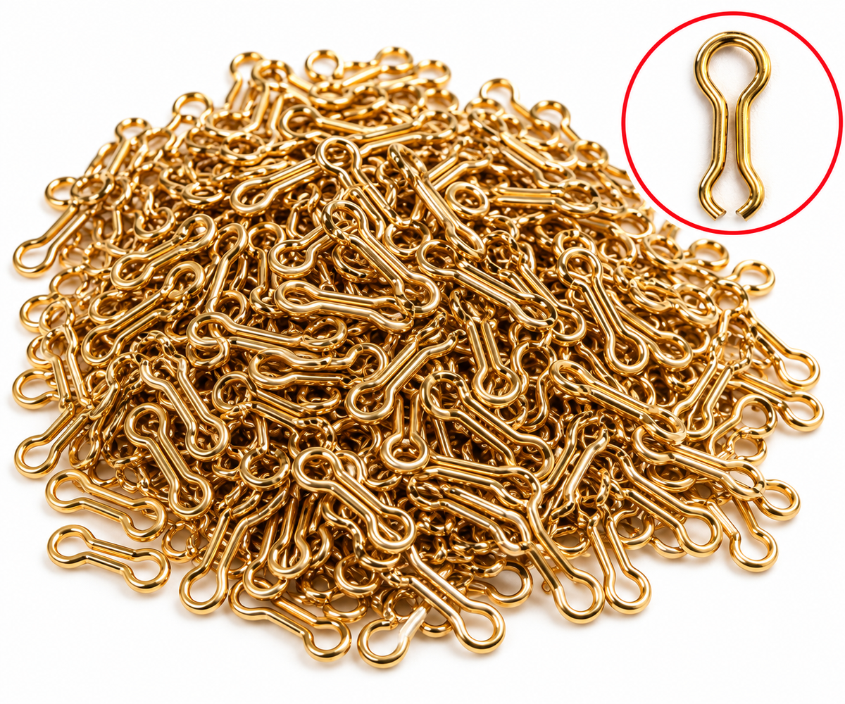 Ganci per stampi piombo n° 1 o S busta 1000 pz