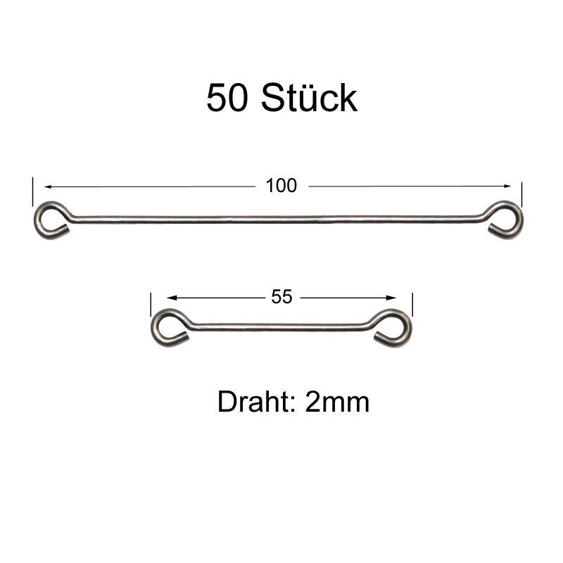 Astine in INOX per stampi Surfcasting