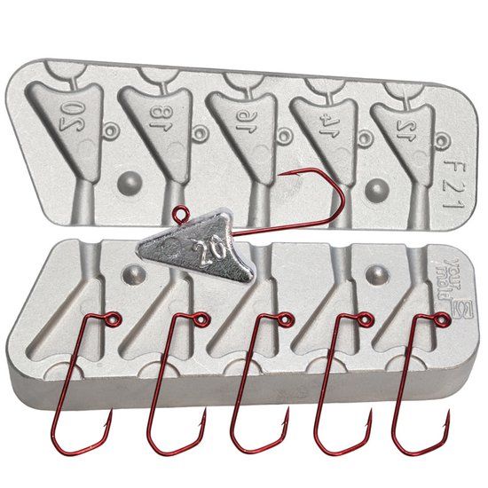 Stampo Fish Jig da gr. 12 a gr. 20 F 21