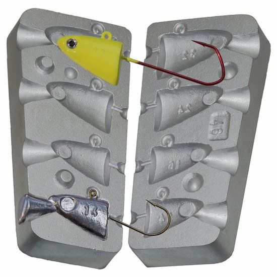 Stampo Fish Jig da gr.14 a gr.32 F46