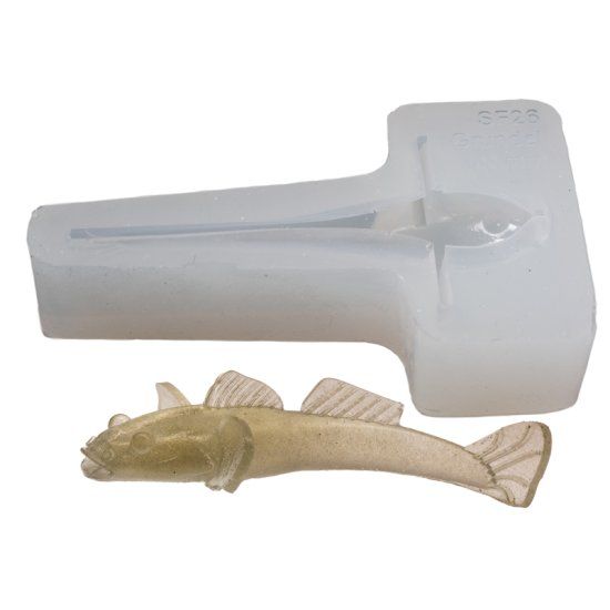Stampo in Silicone per Softbait Grundel mm.100 SF 26