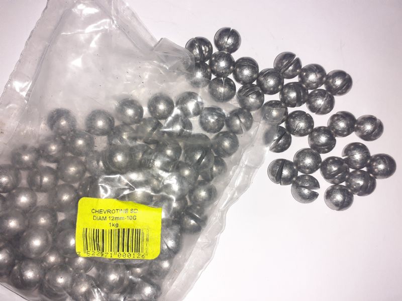 Pallini Spaccati chevrotine mm.12  gr.10 busta 1 kg