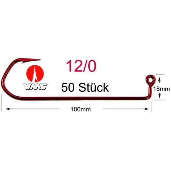 Ami originali VMC 5150 colore rosso n° 12/0 pz.50