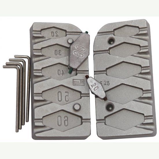 Stampo Piombo Esagono Scorrevole gr.20-30-40-50-60