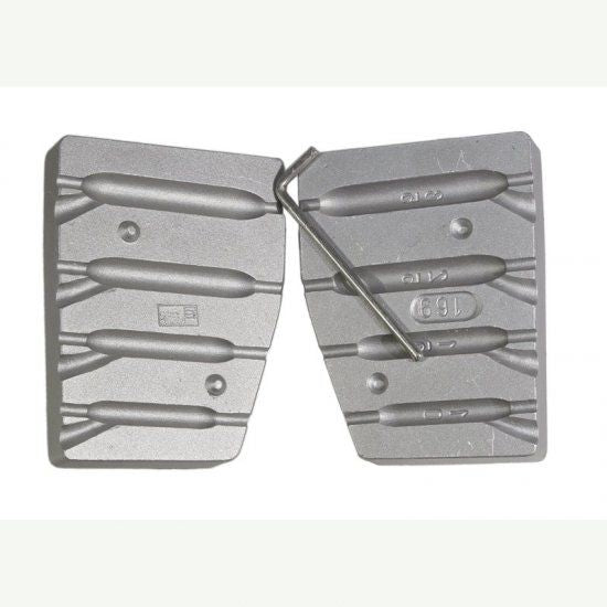 Stampo Piombo scorrevole gr.10-15-25-35