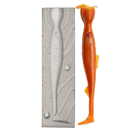 Stampo in Silicone per Softbait Clark mm.100 SF 07