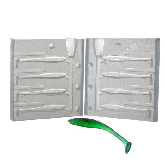 Stampo in Silicone per Softbaits mm.60 SF 18