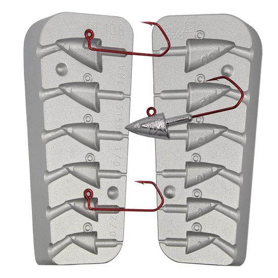 Stampo Fish Jig da gr.6 a gr.20 F 108