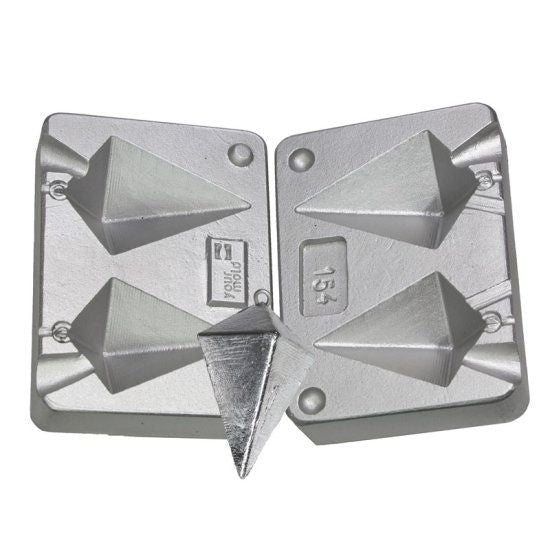 Stampo Piombo Pesca Piramide Gr. 130-180 F 154