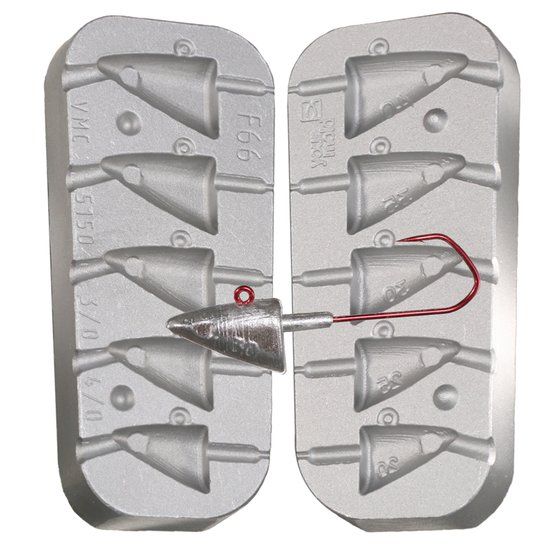 Stampo Fish Jig da gr. 20 a gr.40  F 66